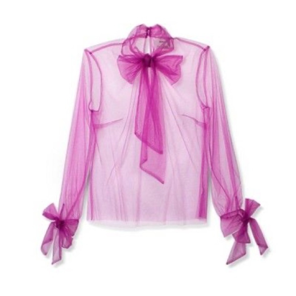 Rodarte Pink Tulle Top